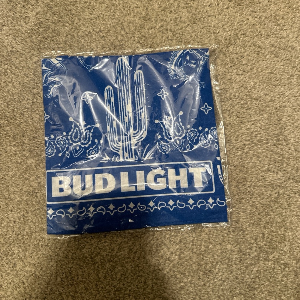 Bud Light Blue Bandana